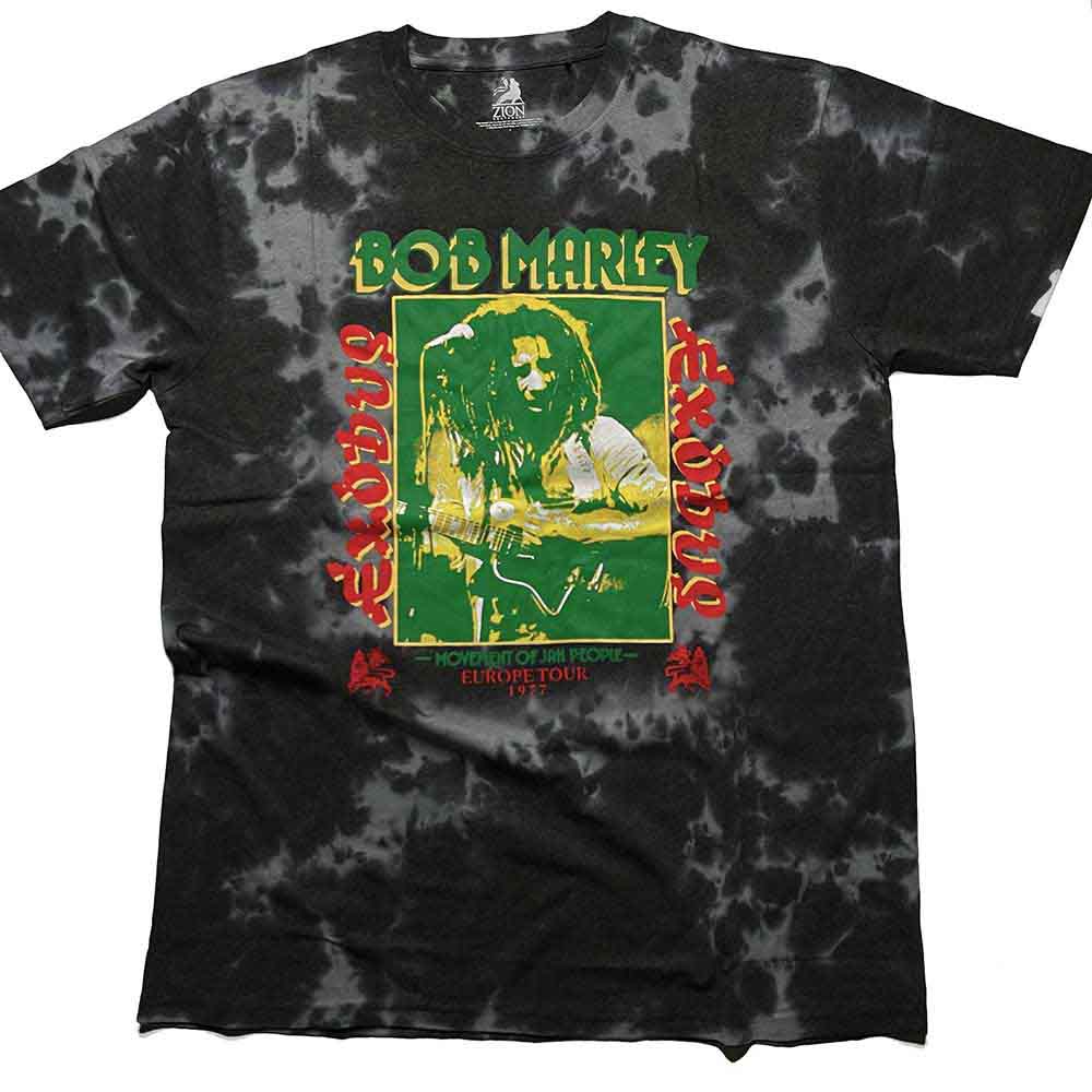 Bob Marley Exodus Tie-Dye Black Medium T-Shirt