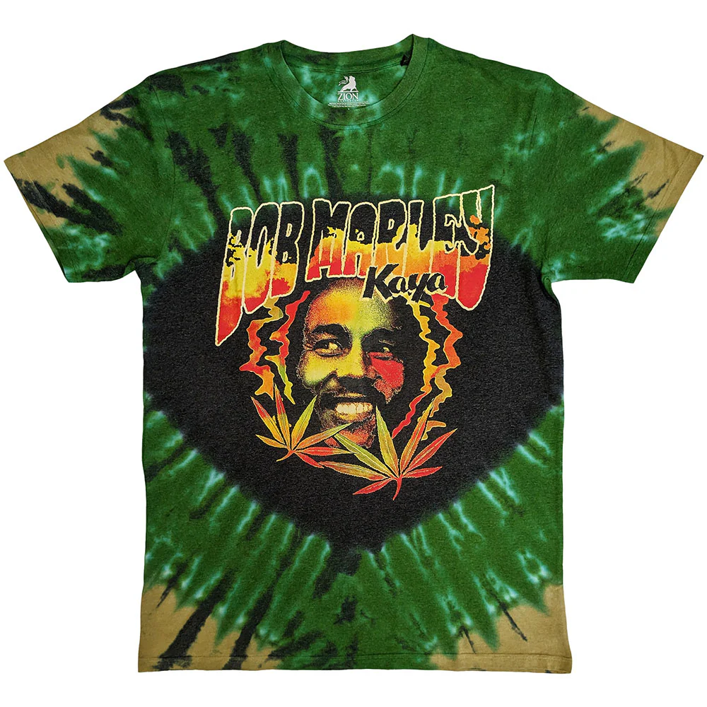 Bob Marley Kaya Smoke Green Large T-Shirt