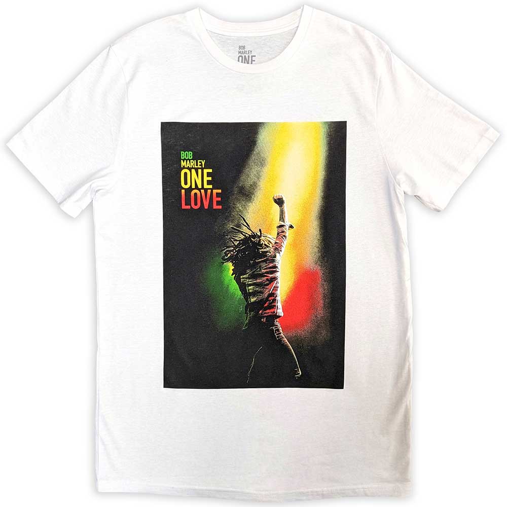 Bob Marley One Love Movie Poster White Small T-Shirt