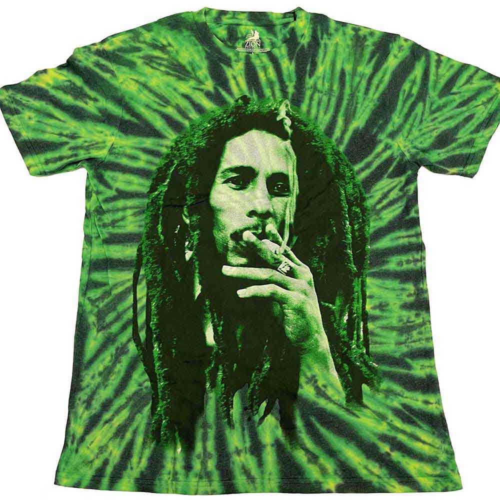 Bob Marley Smoke Green Small T-Shirt