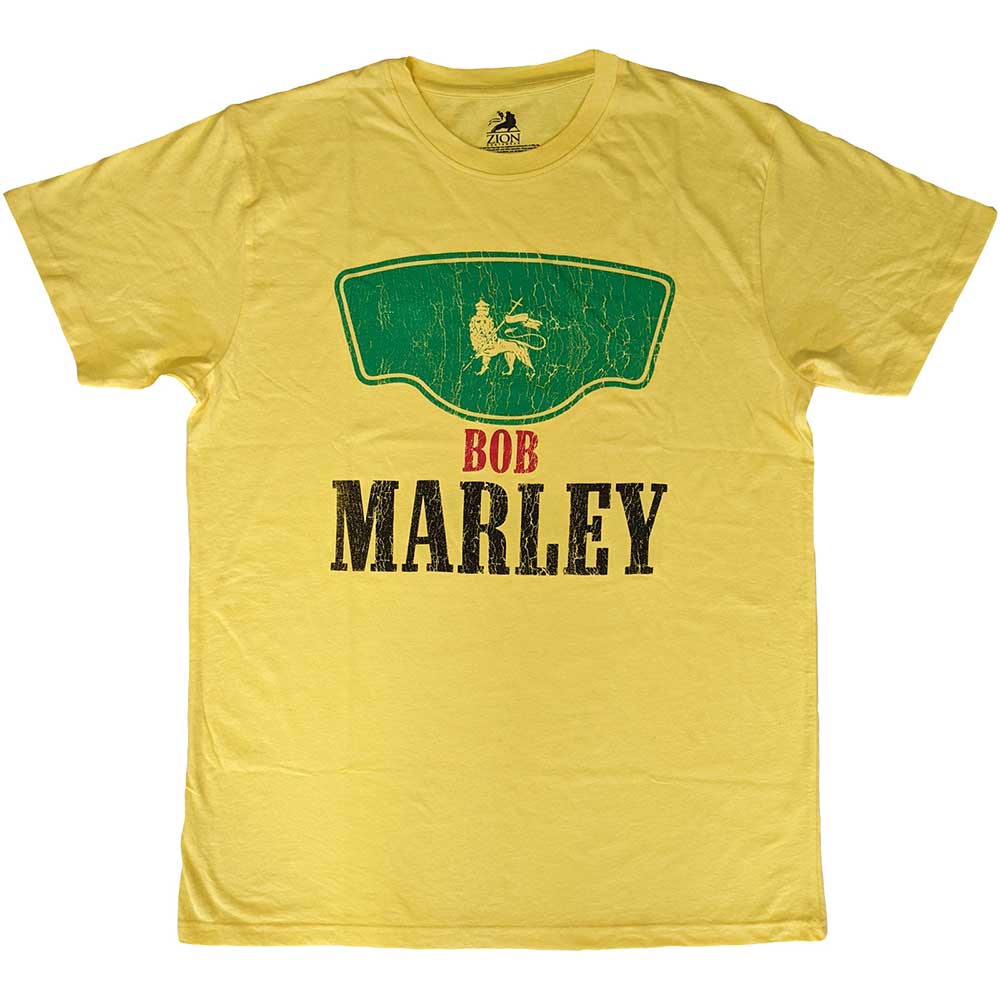 Bob Marley Vintage Green Label Yellow X-Large T-Shirt
