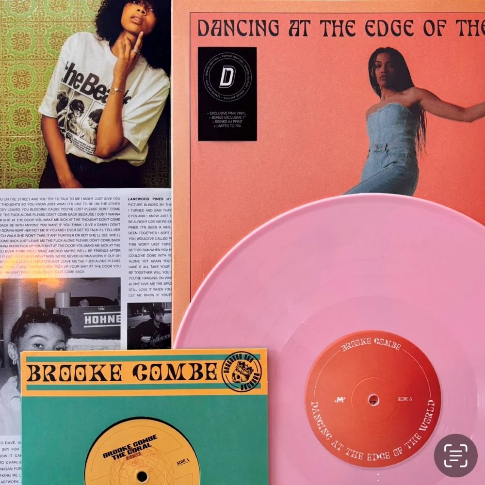 Brooke Combe Dancing At The Edge Of The World Vinyl LP 2025 Ltd Dinked Edition #312 - Image 2