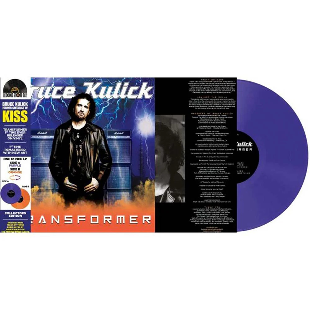 Bruce Kulick From Kiss Transformer Vinyl LP Purple & Orange Colour RSD 2026