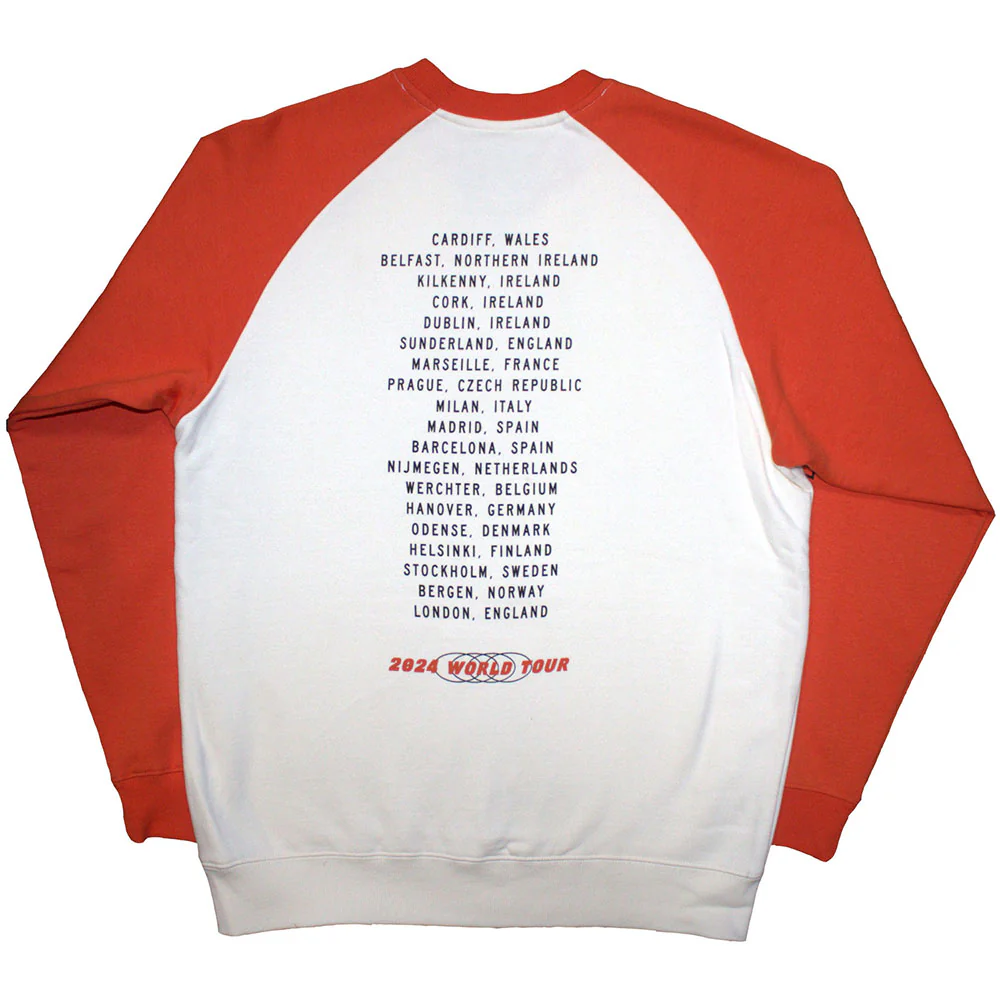 Bruce Springsteen Tour '24 Wheel White and Orange X-Large T-Shirt - Image 2