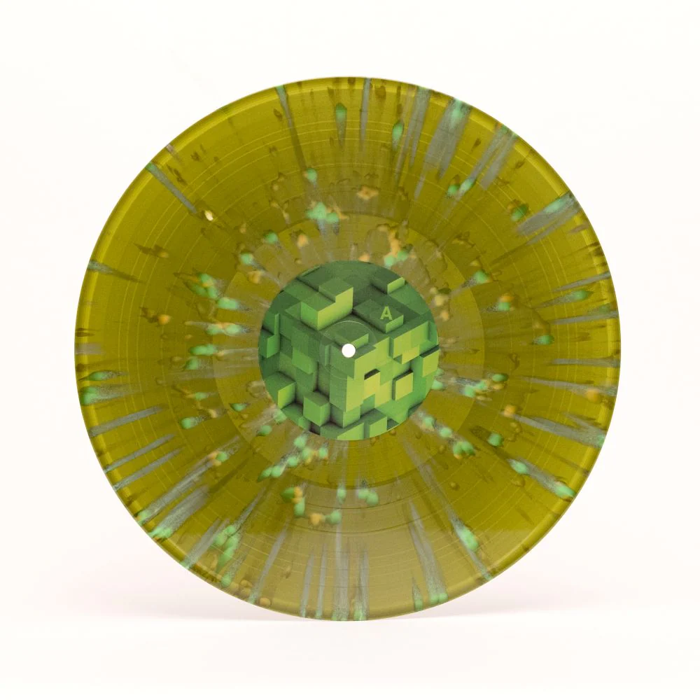 C148 Minecraft Volume Alpha Vinyl LP Indies Earth Confetti Colour 2025 - Image 2