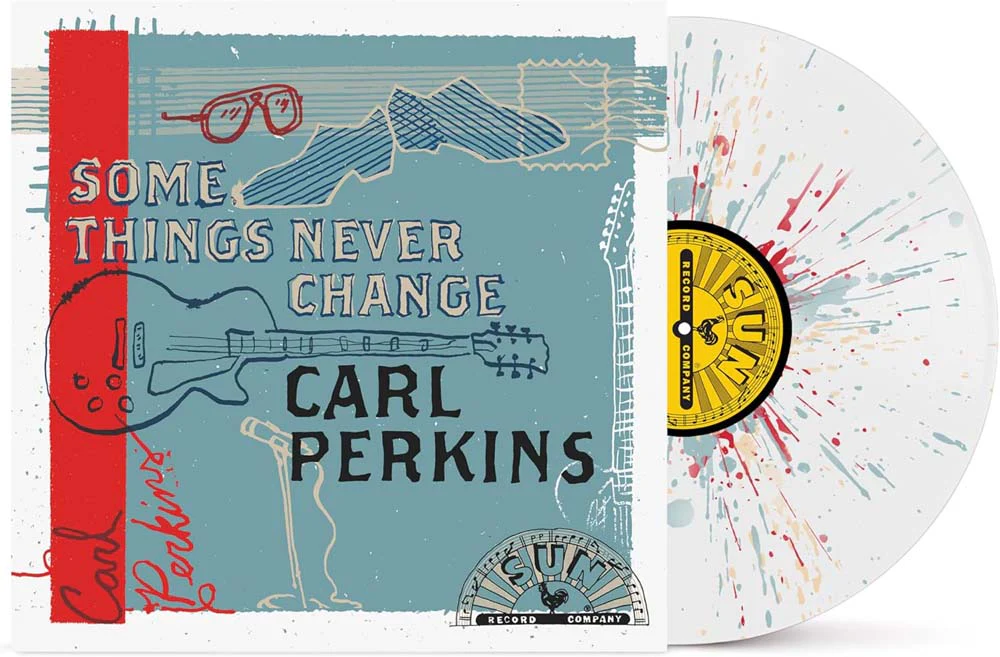 Carl Perkins Some Things Never Change Vinyl LP Blue Suede Splatter Colour 2025