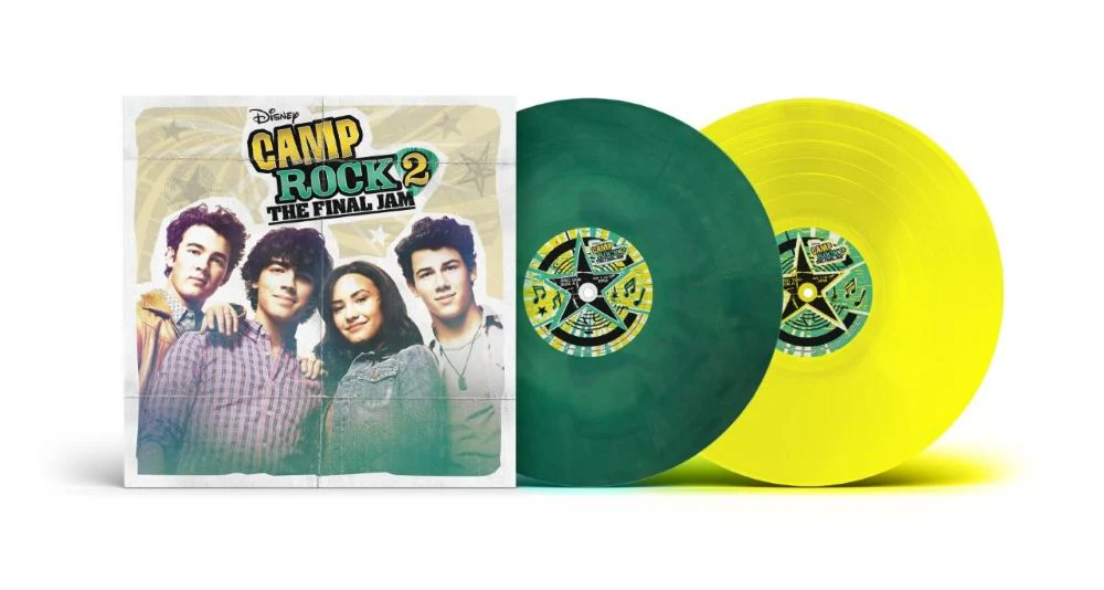 Cast Of Camp Rock 2: The Final Jam Vinyl LP Forest Pine Green & Sunburst Yellow Colour Due Out 26/06/26