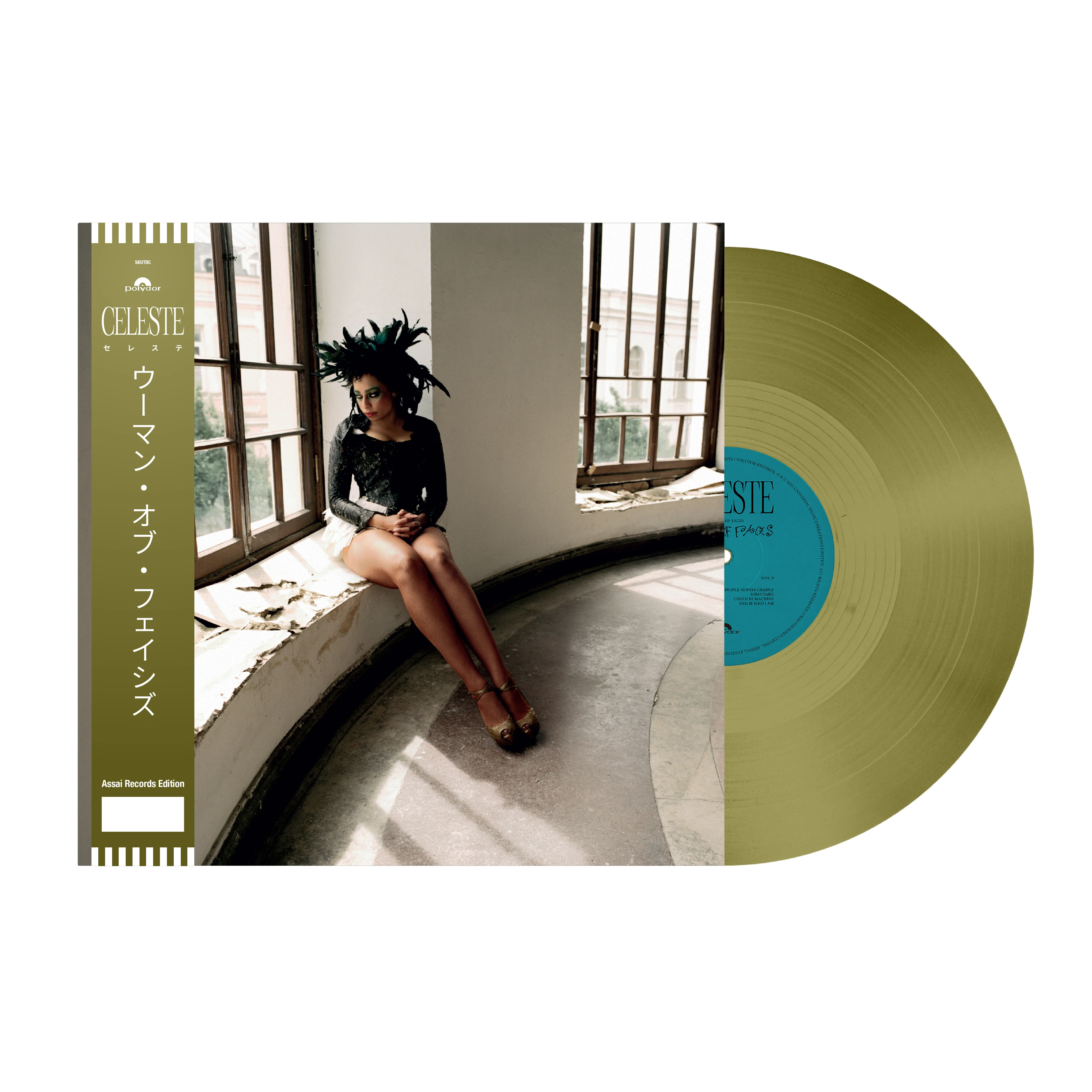 Celeste Woman Of Faces Vinyl LP Signed Assai Obi Edition Gold Colour 2025 - Image 2