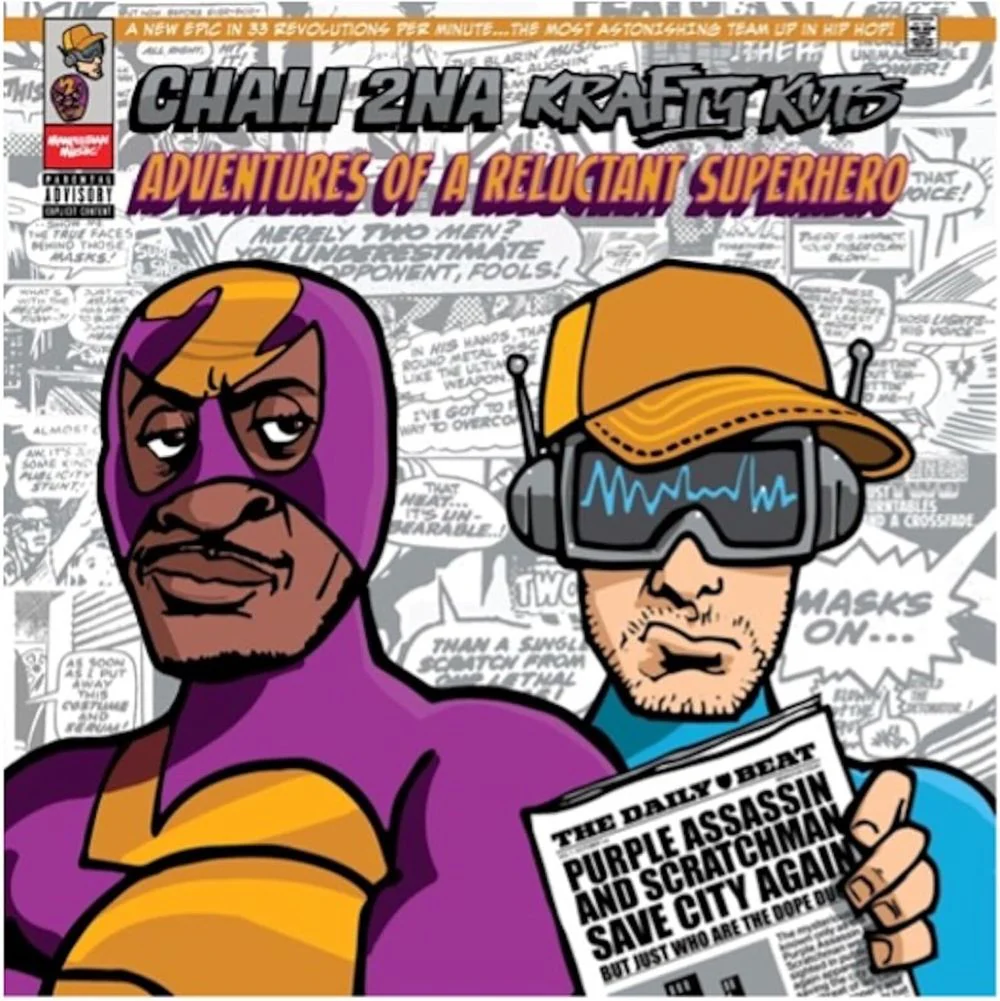 Chali 2na and Krafty Kuts Adventures of a Reluctant Superhero Vinyl LP Yellow Colour 2025
