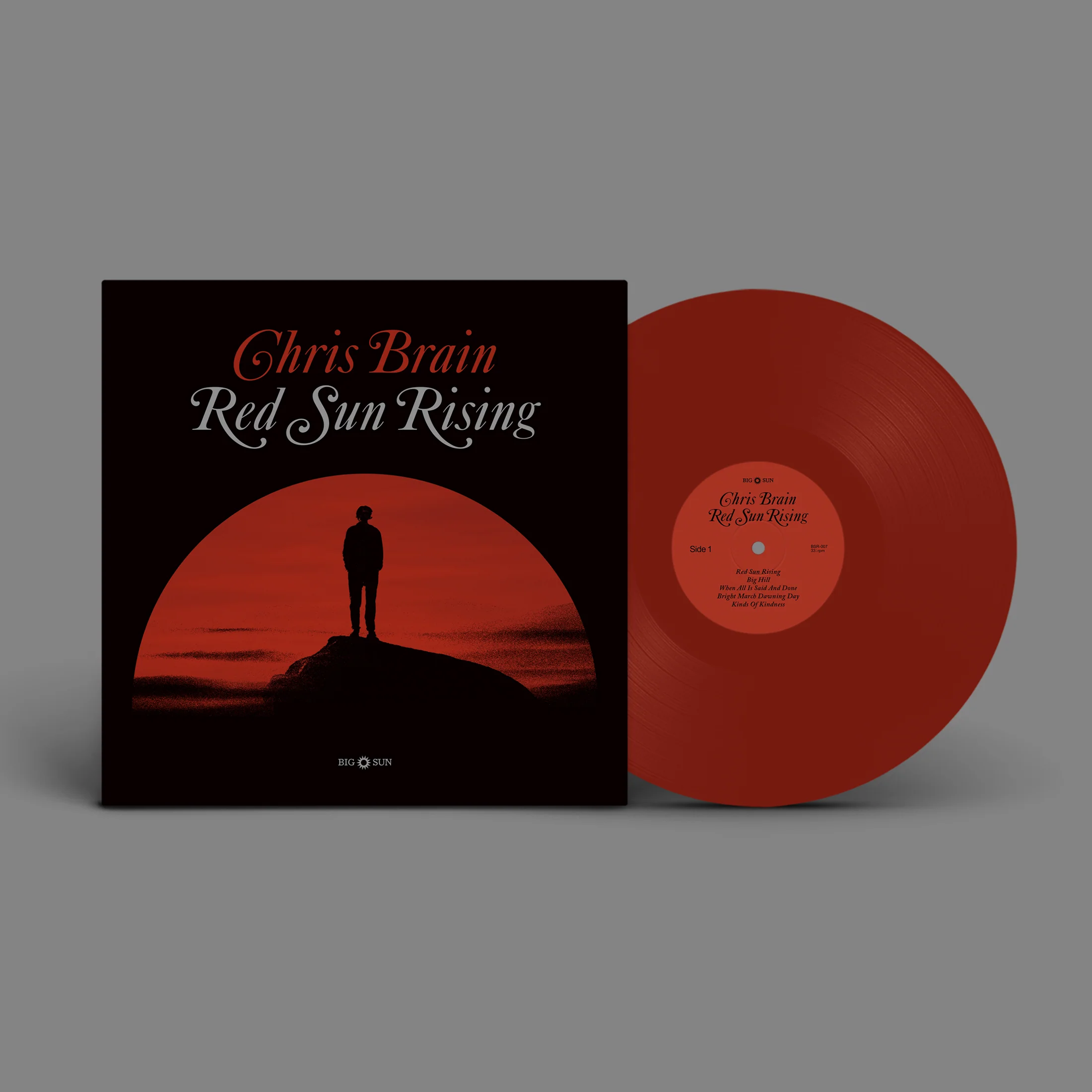Chris Brain Red Sun Rising Vinyl LP Red Colour 2026 - Image 2