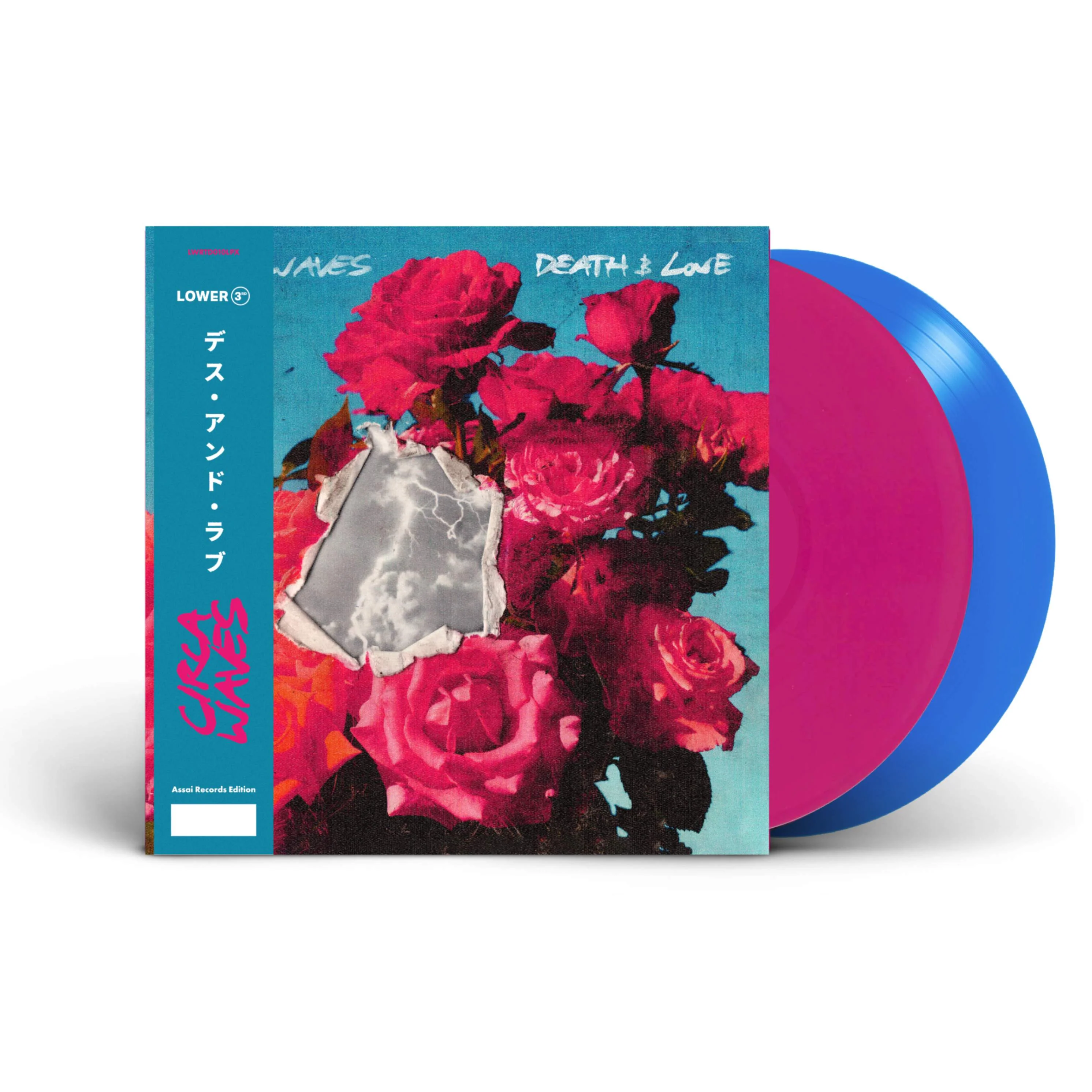 Circa Waves Death & Love Vinyl LP Signed Assai Obi Edition Blue & Pink Colour 2025 - Image 2