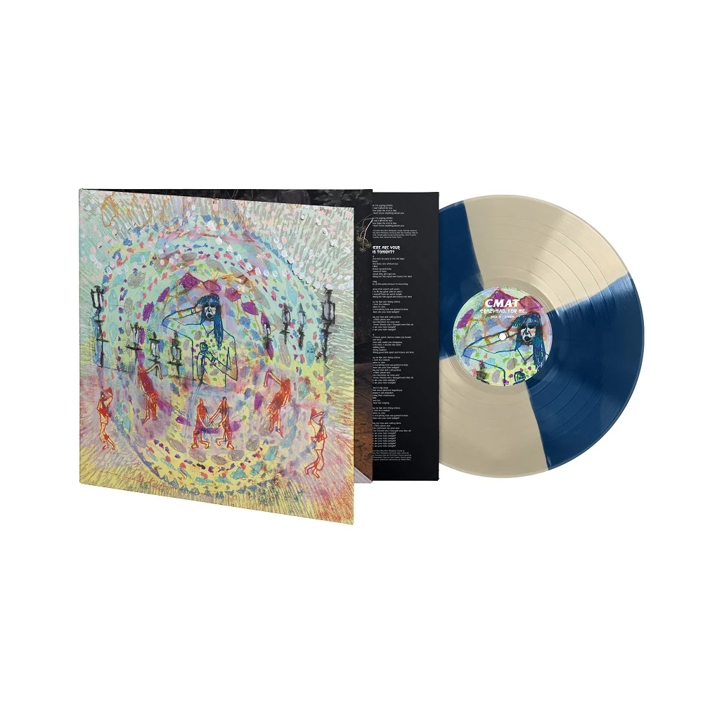 CMAT Crazymad, For Me Vinyl LP Indies Transparent Dark Blue and Cream Colour 2023 - Image 2