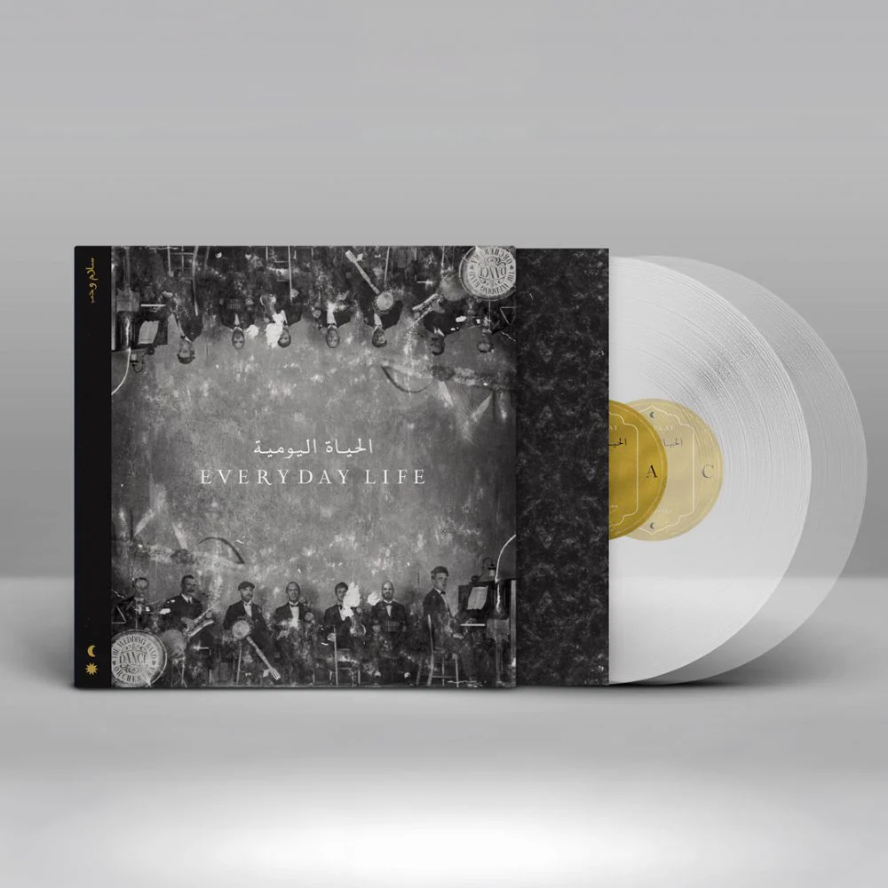 Coldplay Everyday Life Vinyl LP Clear EcoRecord Colour 2025