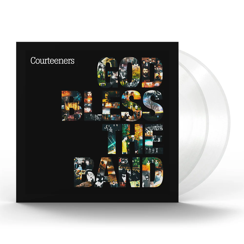Courteeners God Bless The Band Vinyl LP Clear Colour Due Out 28/08/26