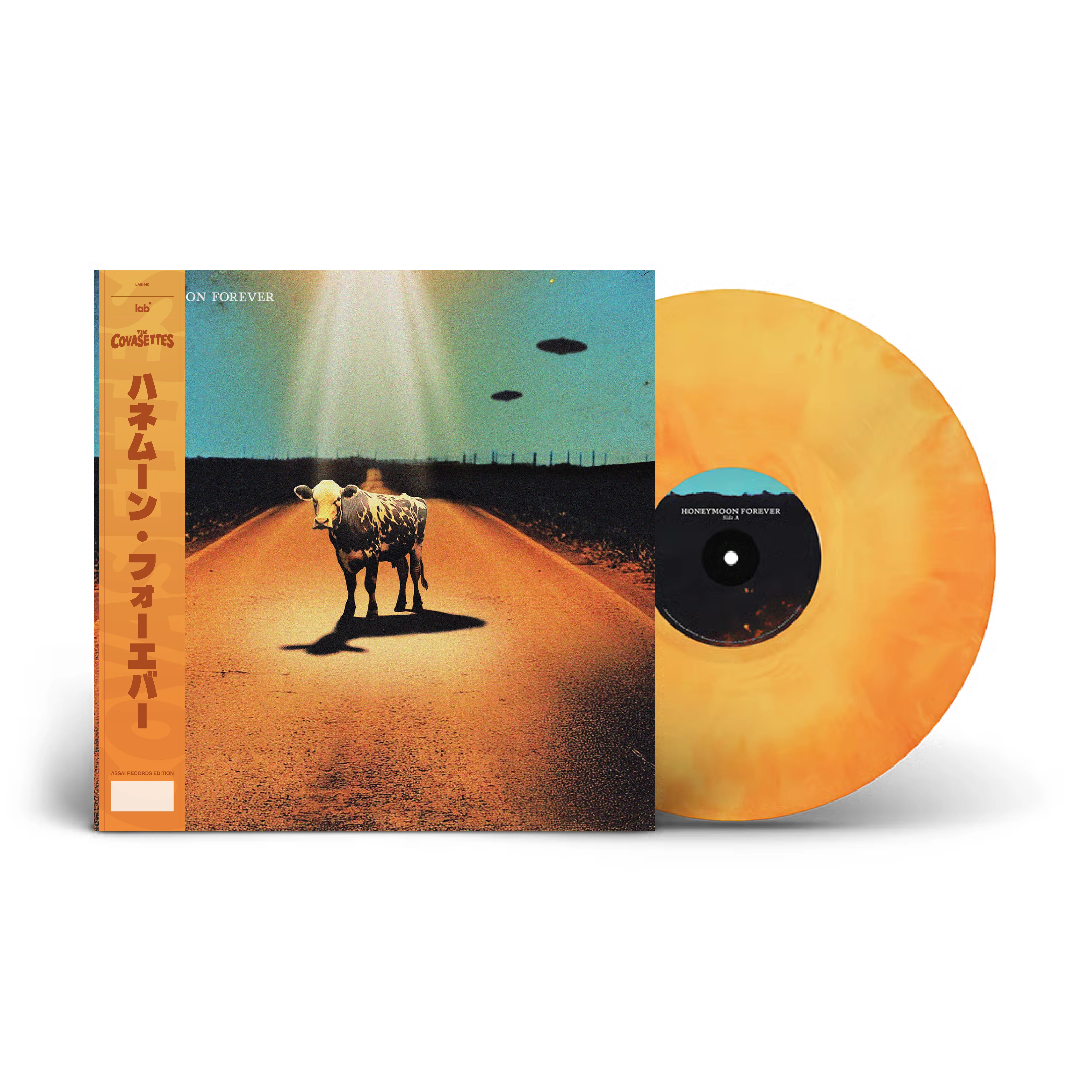 The Covasettes Honeymoon Forever Vinyl LP Signed Assai Obi Edition Orange Galaxy Colour 2026 - Image 2