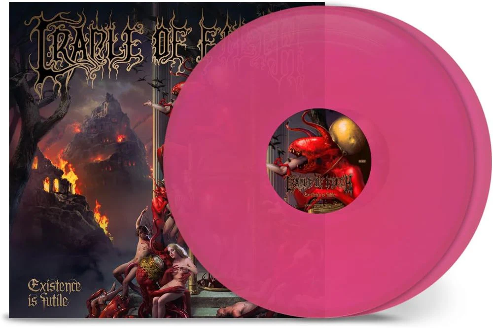 Cradle Of Filth Existence Is Futile Vinyl LP Magenta Colour 2025