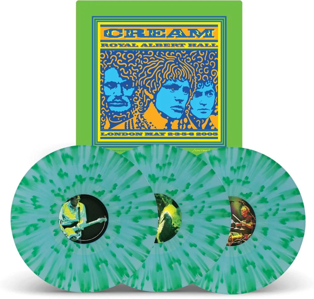 Cream Royal Albert Hall London May 2005 (Live) Vinyl LP Blue & Green Splatter Colour 2026