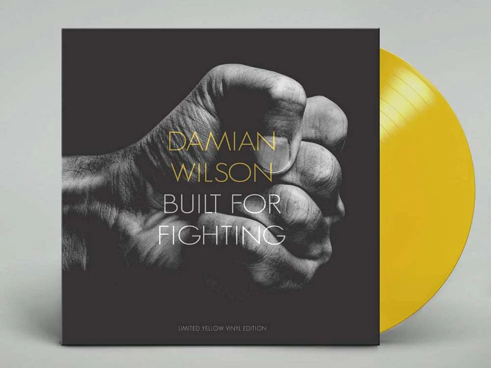 Damian Wilson Built For Fighting Vinyl LP Transparent Yellow Colour 2024