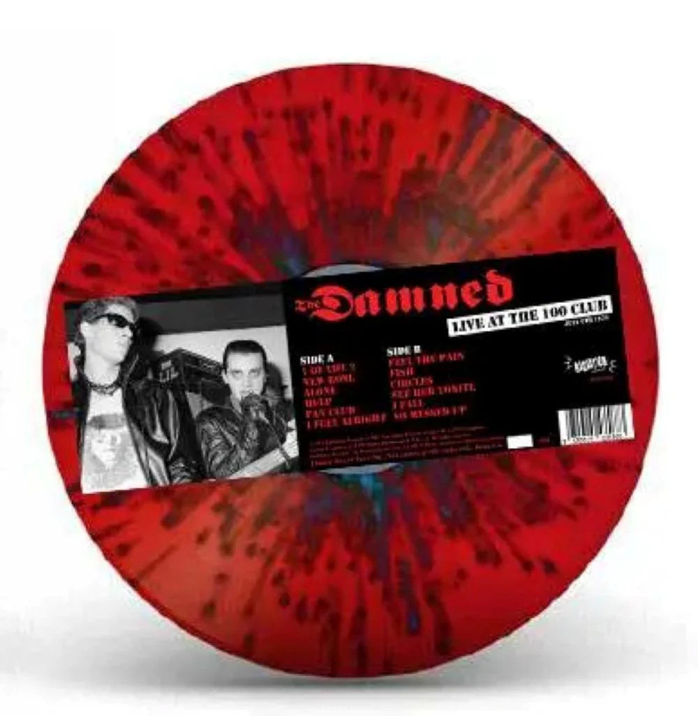 DAMNED Live At The 100 Club Vinyl LP Red Colour 2026