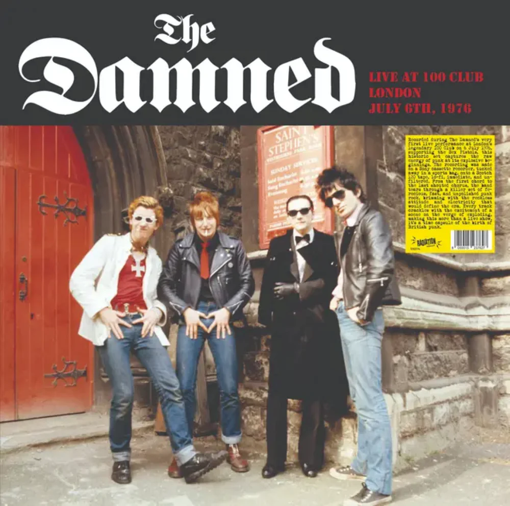 DAMNED Live At The 100 Club Vinyl LP Red Colour 2026 - Image 2