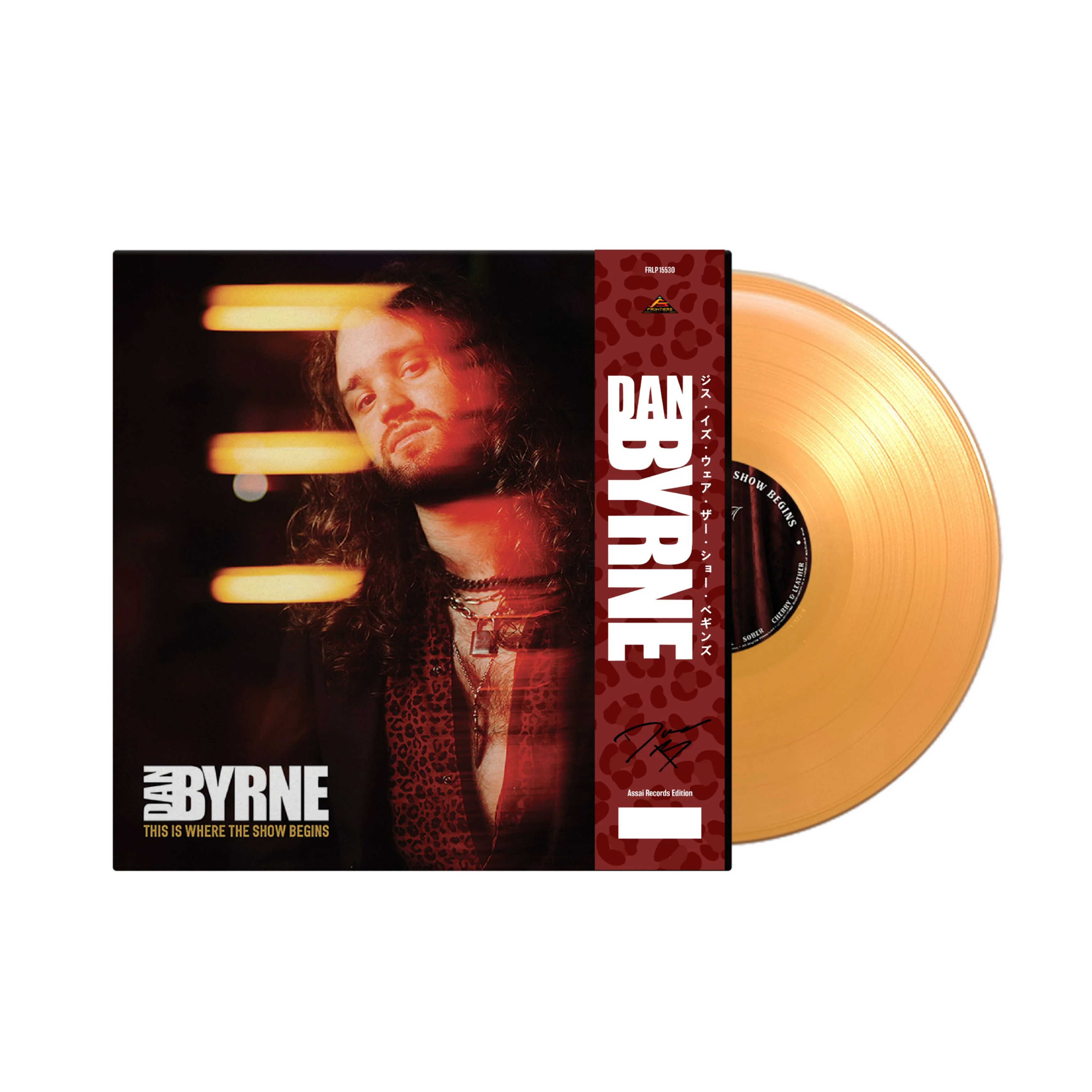 Dan Byrne This Is Where The Show Begins Vinyl LP Signed Assai Obi Edition Translucent Orange Colour 2026 - Image 2