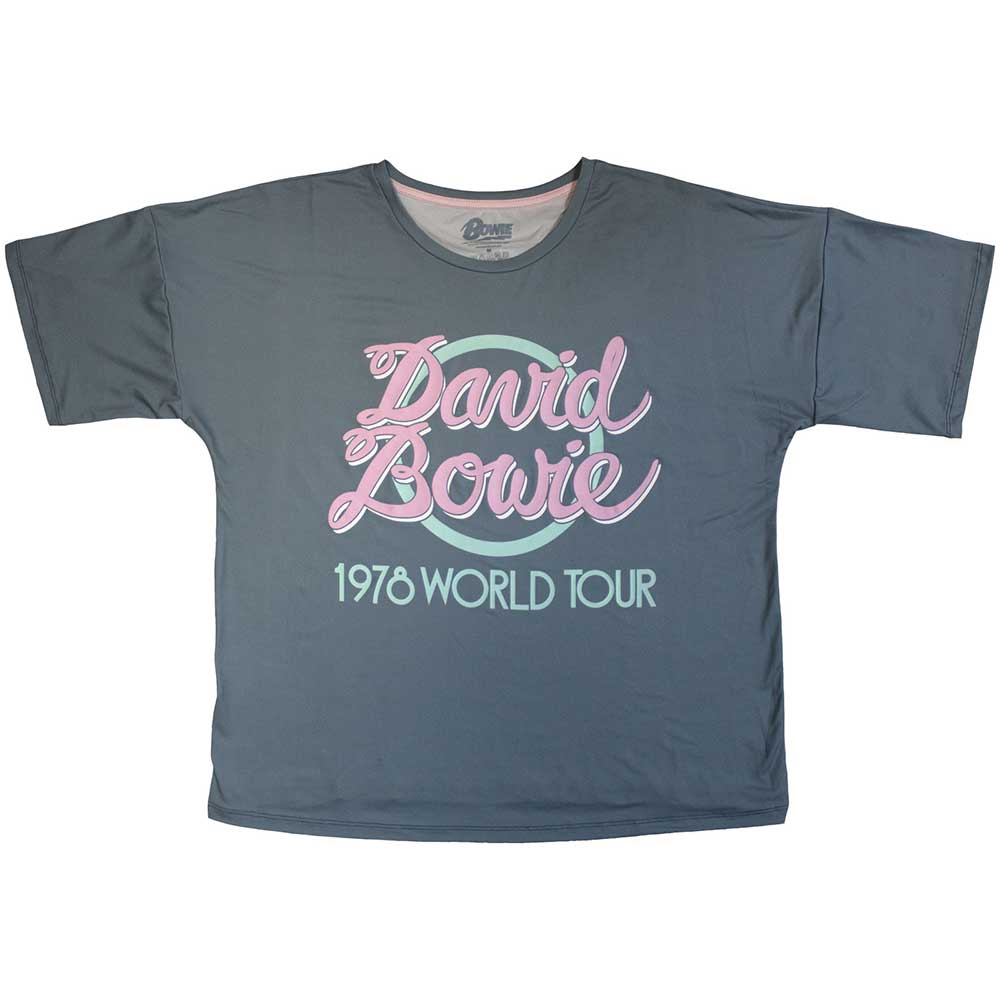 David Bowie 1978 World Tour Ladies Large Pyjamas - Image 2