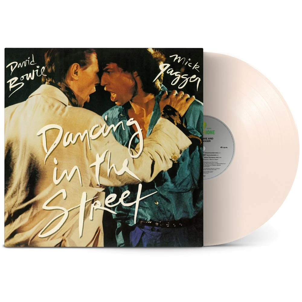David Bowie & Mick Jagger Dancing in the Street 12" Vinyl EP White Colour 2025