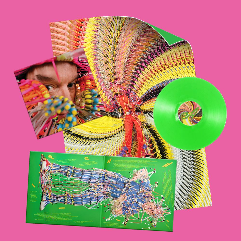 David Byrne Who Is The Sky? Vinyl LP Indies Apple Green Colour + Folded Poster 2025 - Image 2