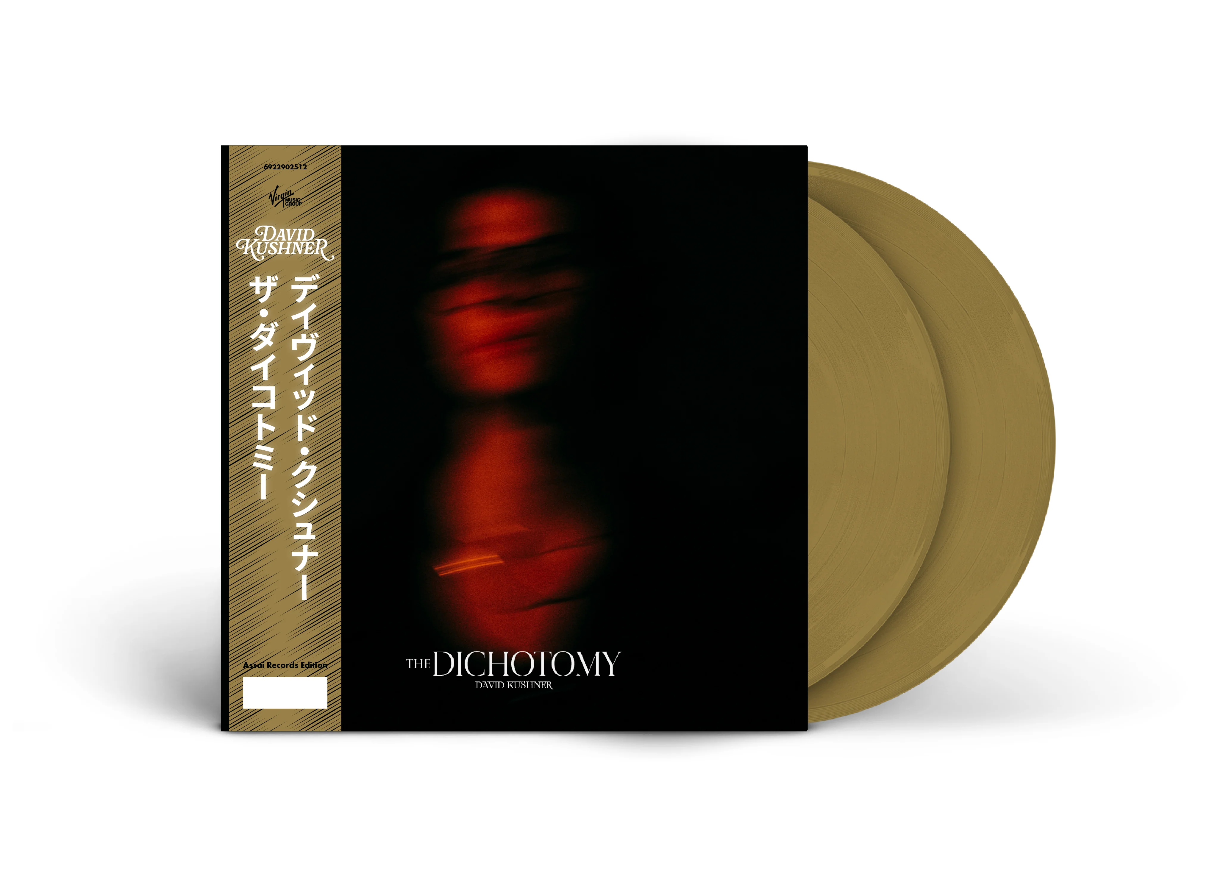 David Kushner The Dichotomy Vinyl LP Signed Assai Obi Edition Gold Colour 2024 - Image 2