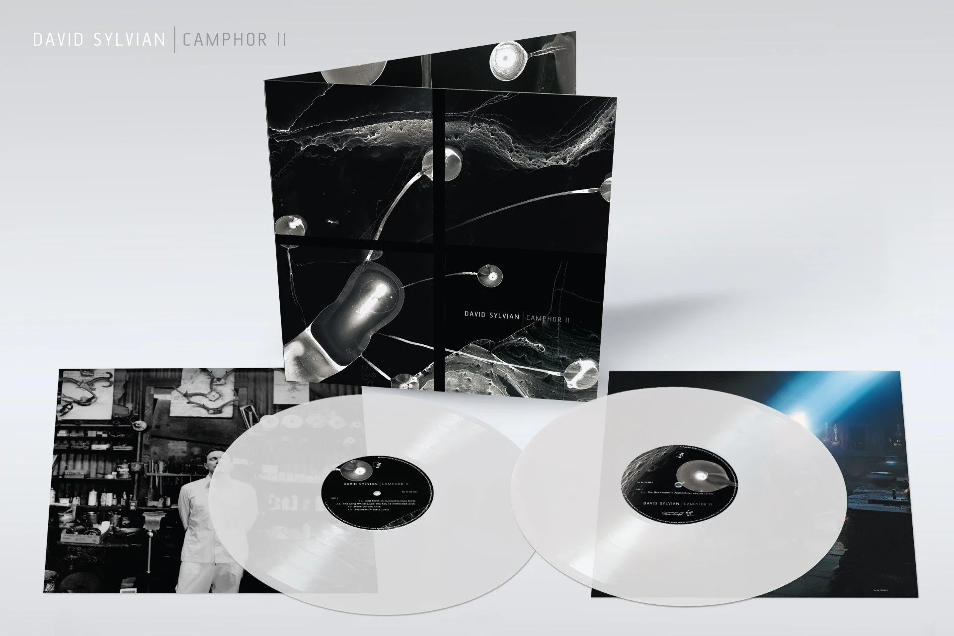 David Sylvian Camphor II Vinyl LP Translucent White Colour RSD 2025 - Image 2