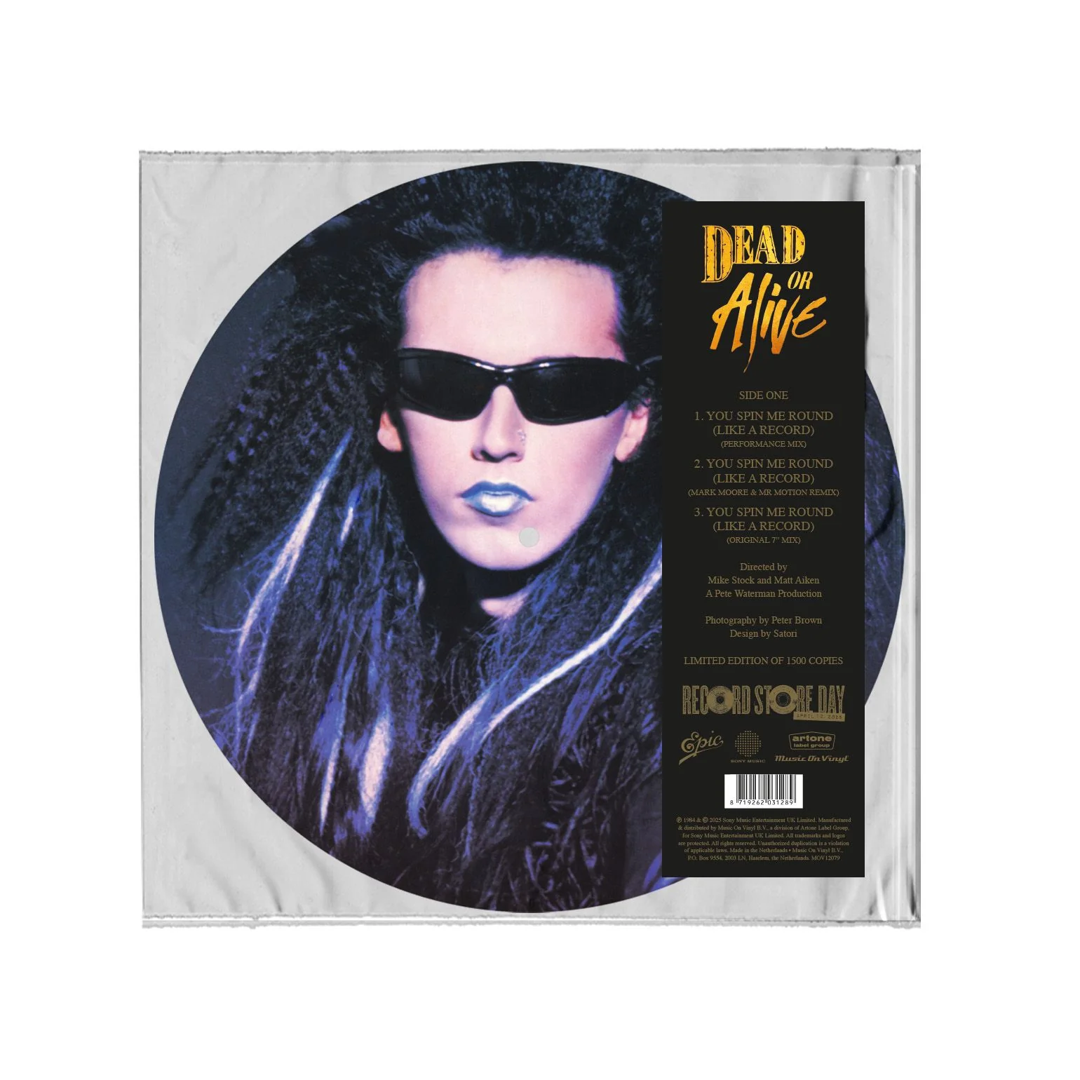 Dead Or Alive You Spin Me Round (Like A Record) Version 2 12" Vinyl Single Picture Disc RSD 2025 - Image 2