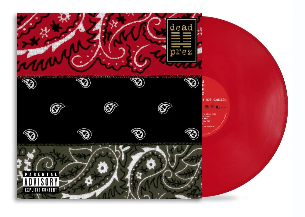 Dead Prez RBG: Revolutionary But Gangsta Vinyl LP Red Colour Black Friday 2024