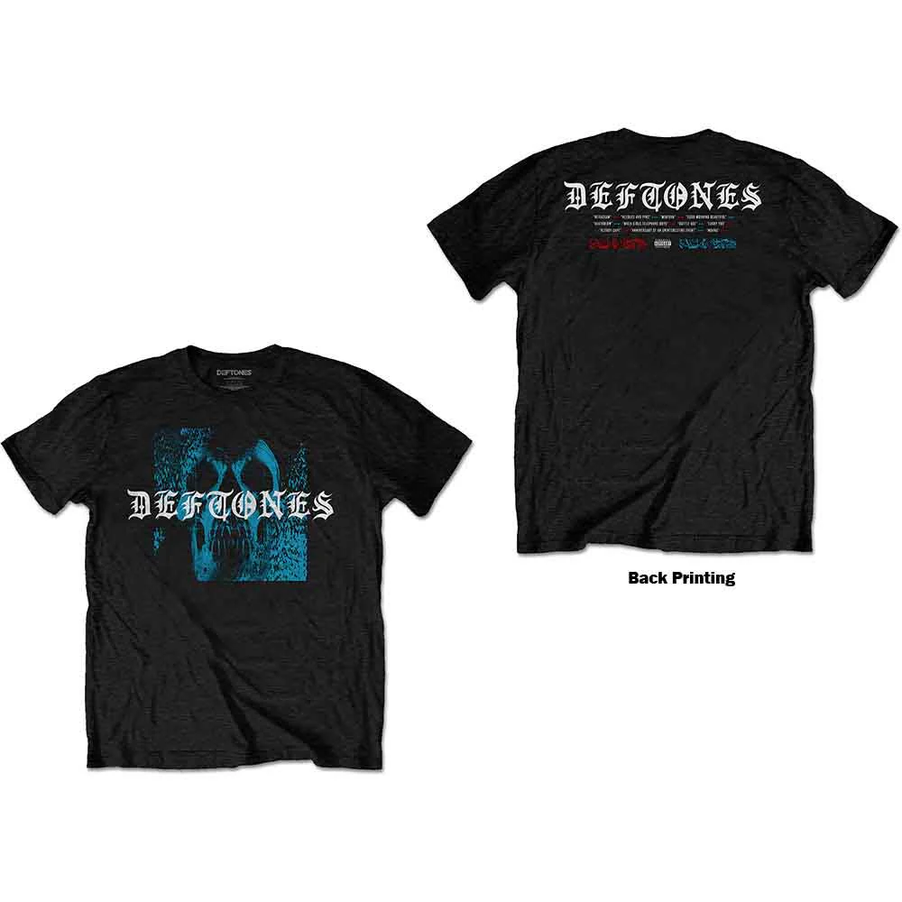 Deftones Static Skull Black XX-Large T-Shirt - Image 3
