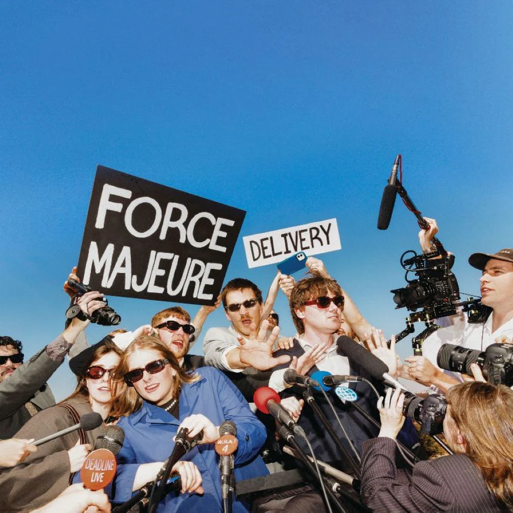 Delivery Force Majeure Vinyl LP Transparent Blue Colour 2025