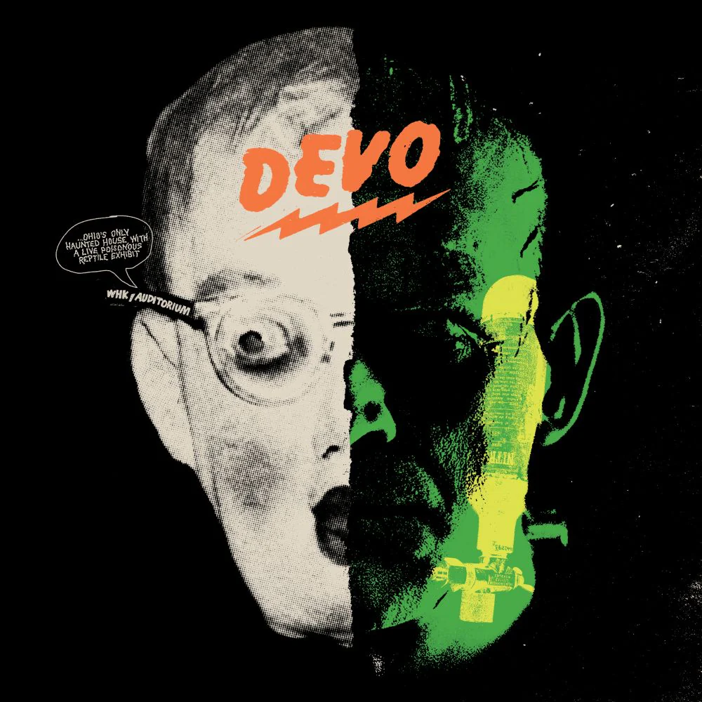 DEVO Nitrous Nightmare Halloween Live Vinyl LP Laughing Gas Green/Lemon Inkspot + Lemon Colour Due Out 19/06/26 - Image 2