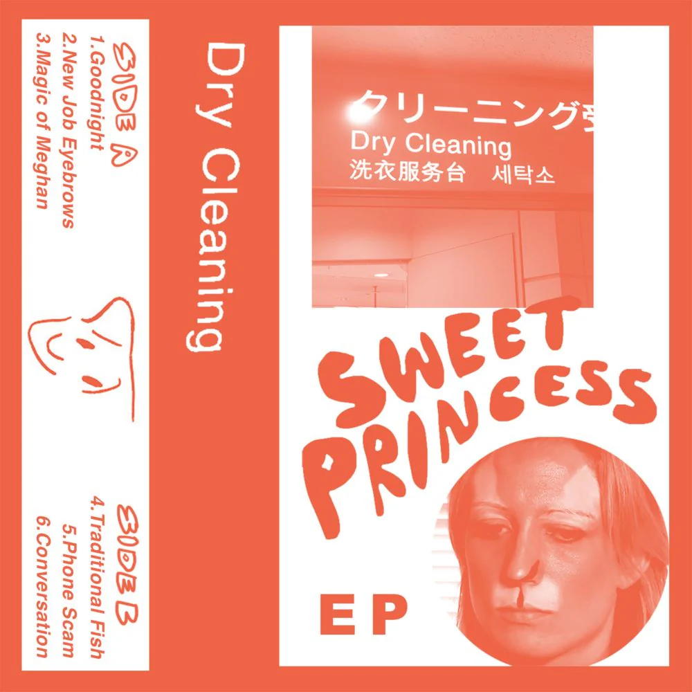 Dry Cleaning Boundary Road Snacks and Drinks + Sweet Princess EP Vinyl LP Transparent Blue Colour 2024 - Image 2