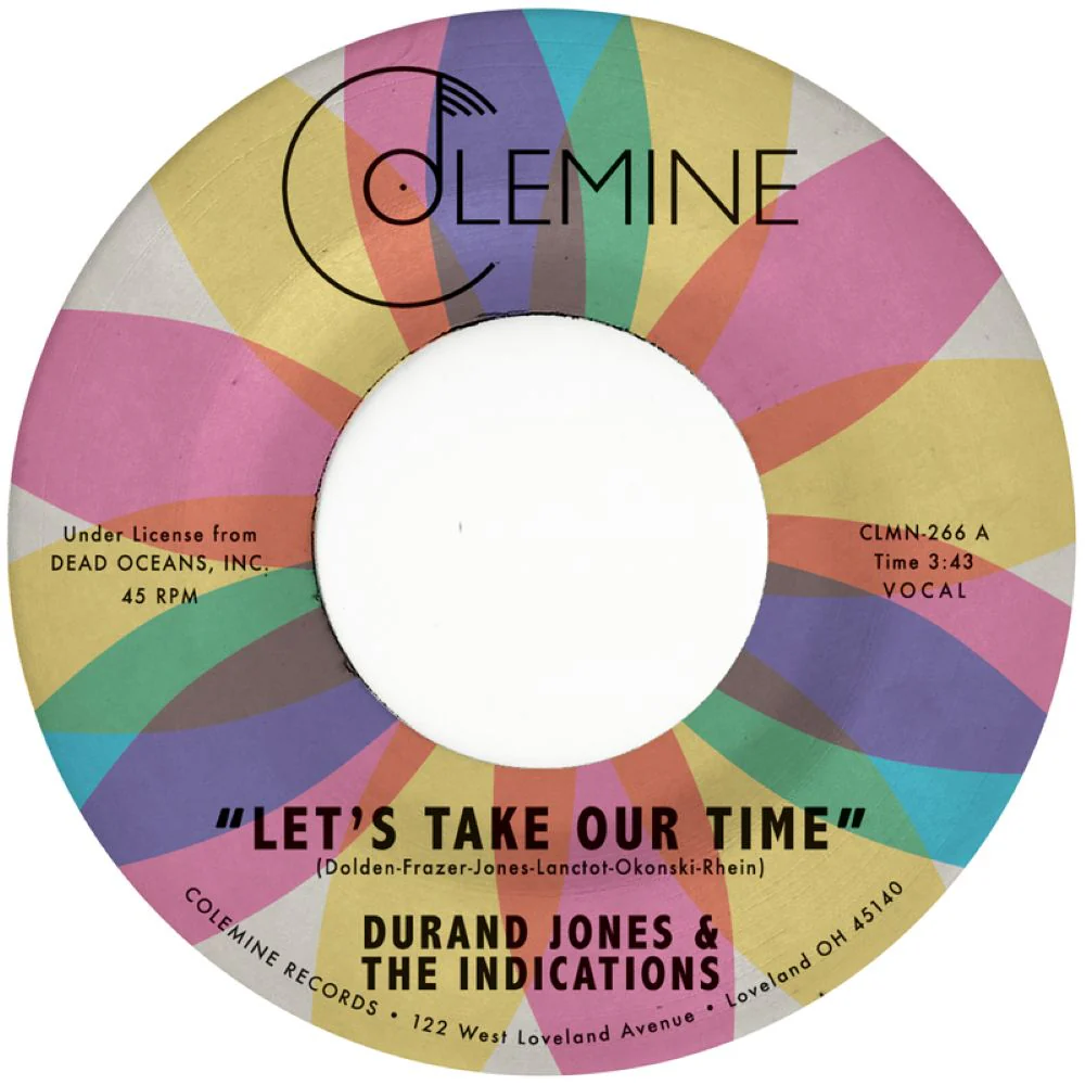 Durand Jones & The Indications Let's Take Our Time / Flower Moon 7" Vinyl Single Indies 2026