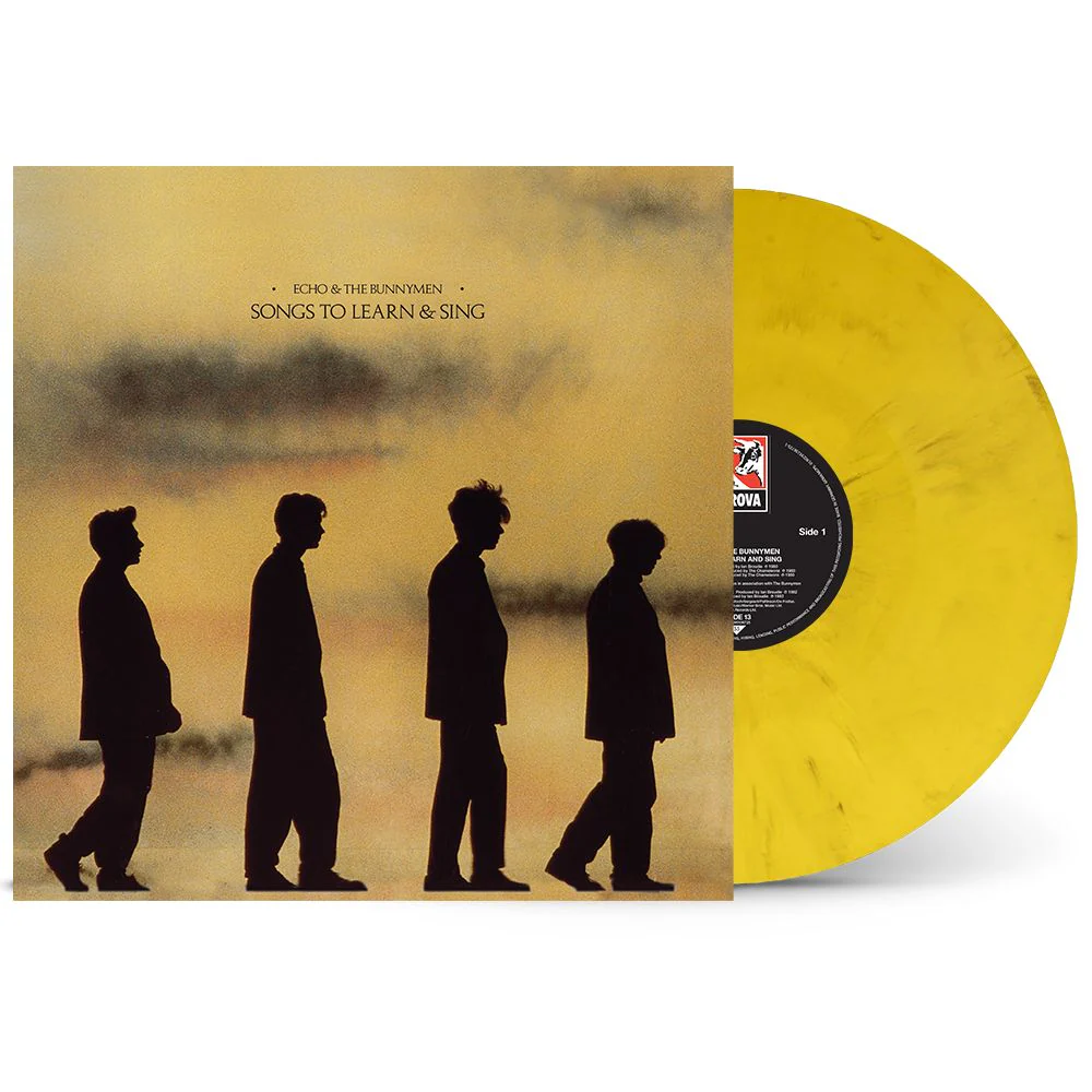 Echo & The Bunnymen Songs To Learn & Sing Vinyl LP Yellow & Black Marble Colour Due Out 24/07/26