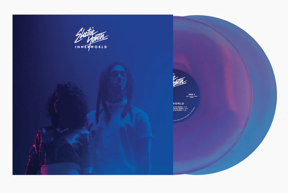 Electric Youth Innerworld Vinyl LP Magenta & Blue Swirl Colour 2025