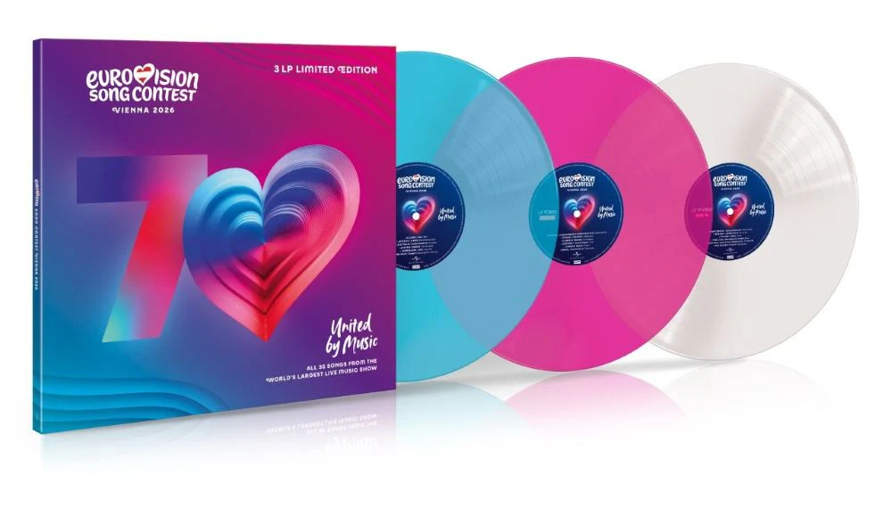 Eurovision Song Contest Vienna 2026 Vinyl LP Blue & Pink Colour 2026