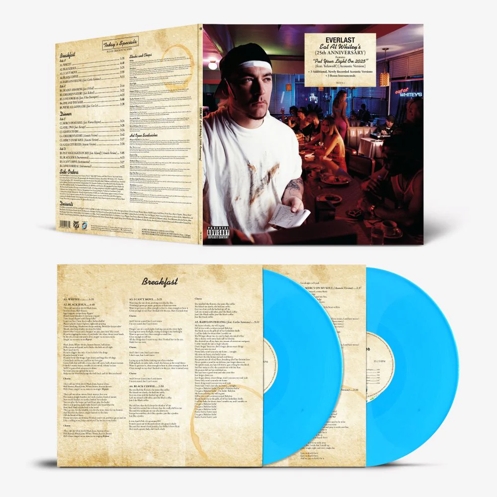 Everlast Eat at Whitey's Vinyl LP Blue Colour 2025