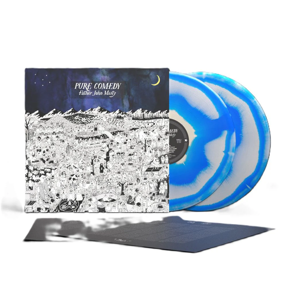 Father John Misty Pure Comedy Vinyl LP Indies Blue & White Corona Colour 2026