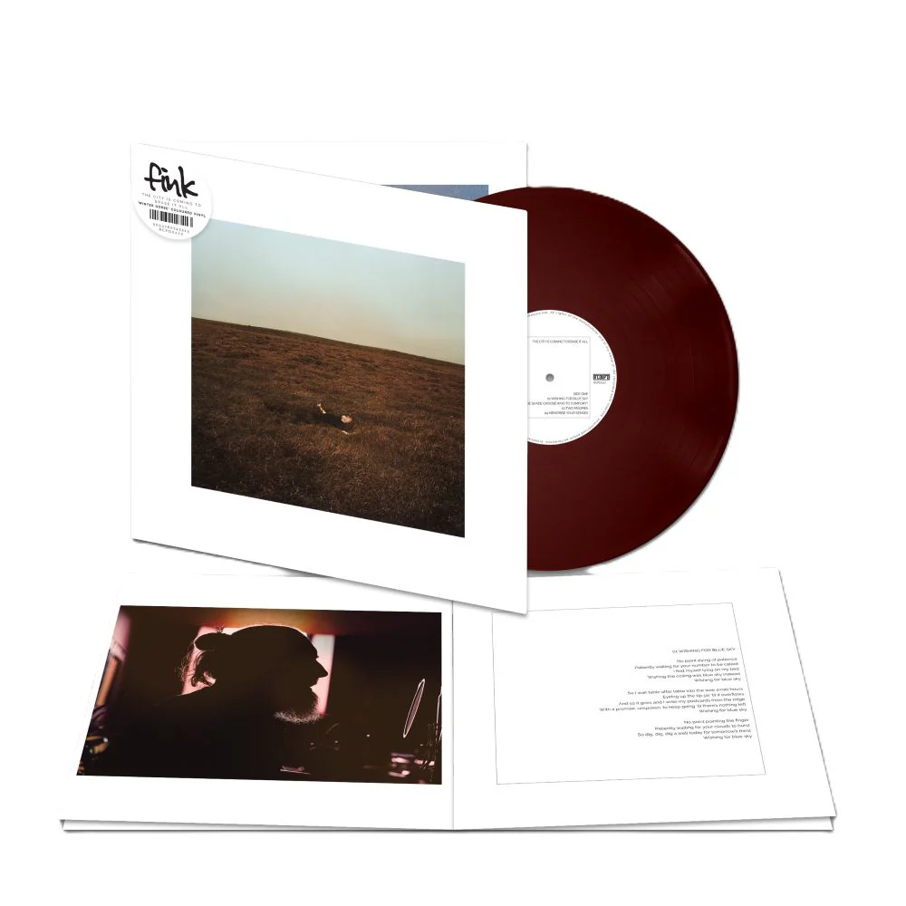 Fink The City Is Coming To Erase it All Vinyl LP Winter Gorse Colour Due Out 05/06/26