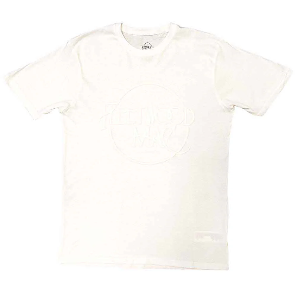 Fleetwood Mac Classic Logo Hi-Build White Large T-Shirt