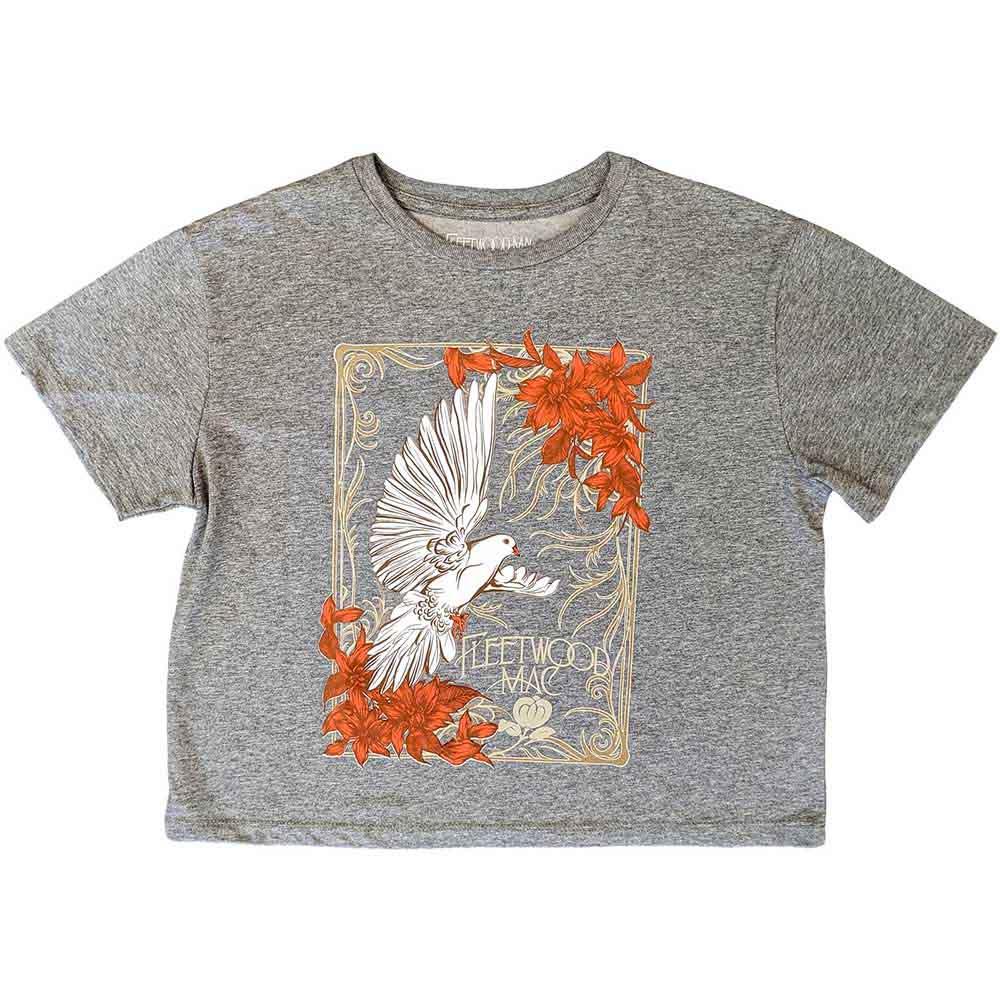 Fleetwood Mac Dove Cropped Grey Ladies XX-Large T-Shirt