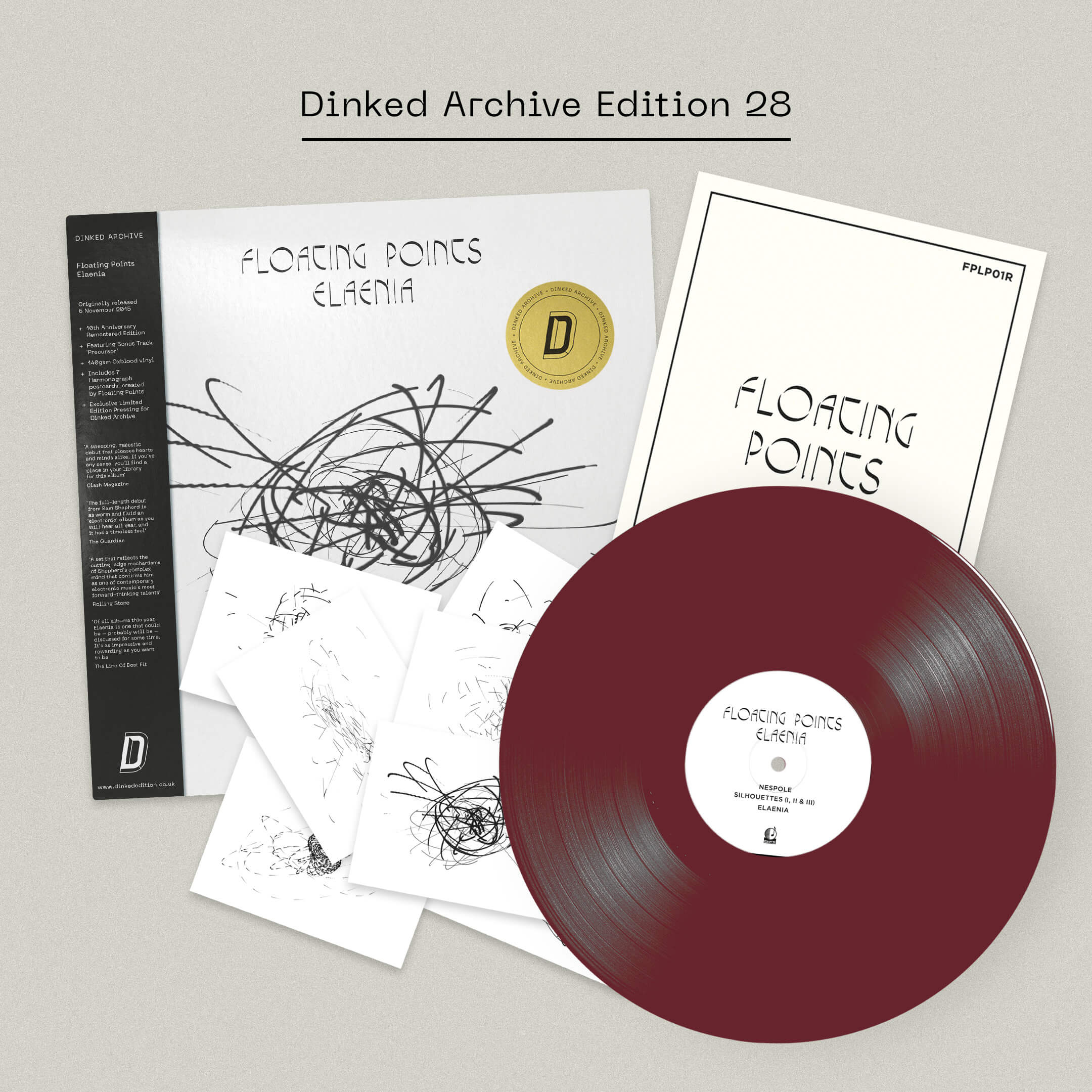 Floating Points Elaenia (10 Year Anniversary) Vinyl LP Dinked Archive Edition #28