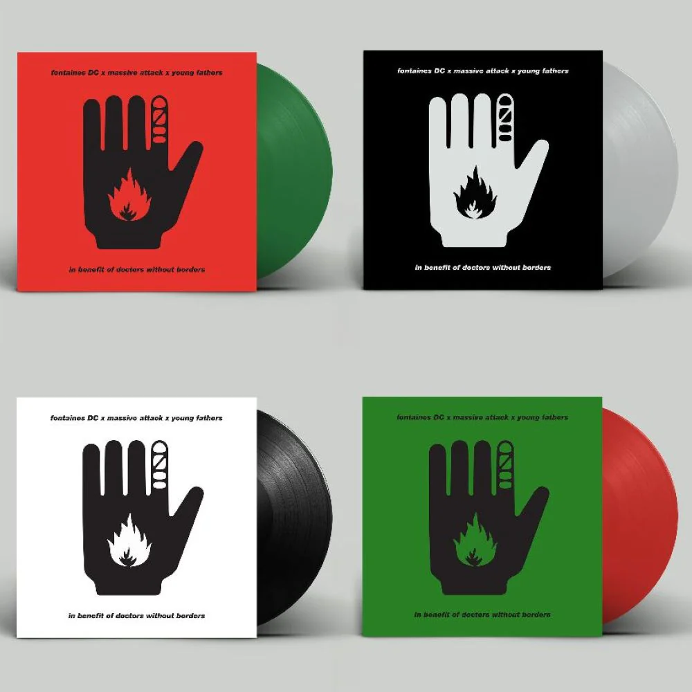 Fontaines DC, Massive Attack, Young Fathers Ceasefire 12" Vinyl EP 2024