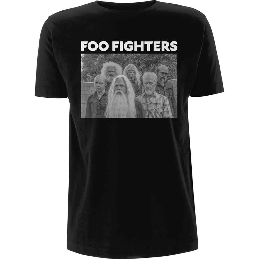 Foo Fighters Old Band Photo Black Medium T-Shirt