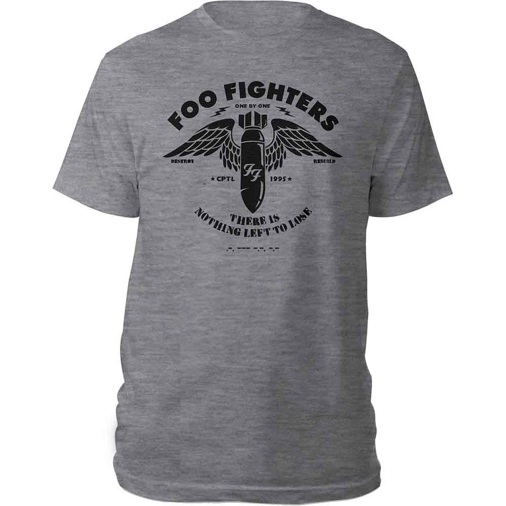 Foo Fighters Stencil Grey XX-Large T-Shirt