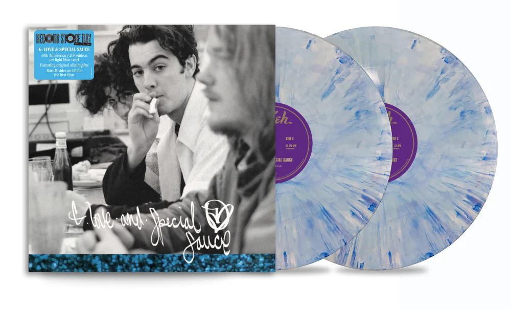 G Love & Special Sauce Self-Titled 30th Anniversary Vinyl LP Light Blue Marble Colour Black Friday 2024 - Image 2